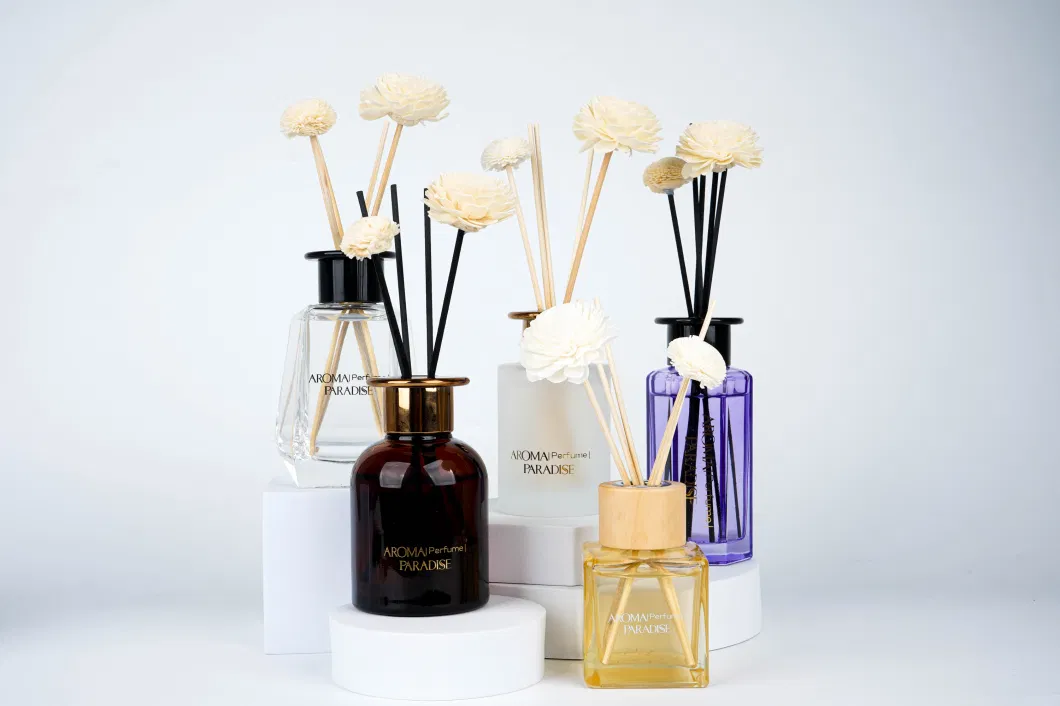 120ml Fragrance Home Freshener Aroma Luxury Glass Bottle Reed Diffuser