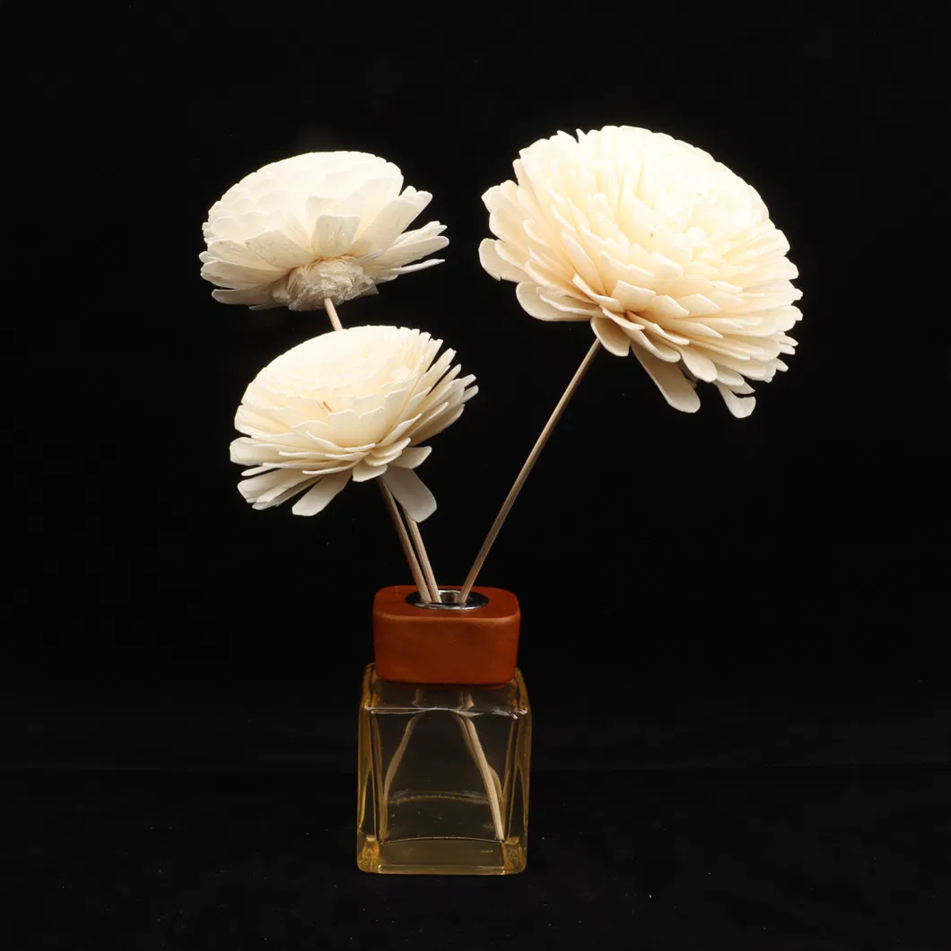 Art Crafts Paper Plant Handmade Wedding Occasiong Banquet Fake Fragrance Diffuser Wood Dried Sola Flower