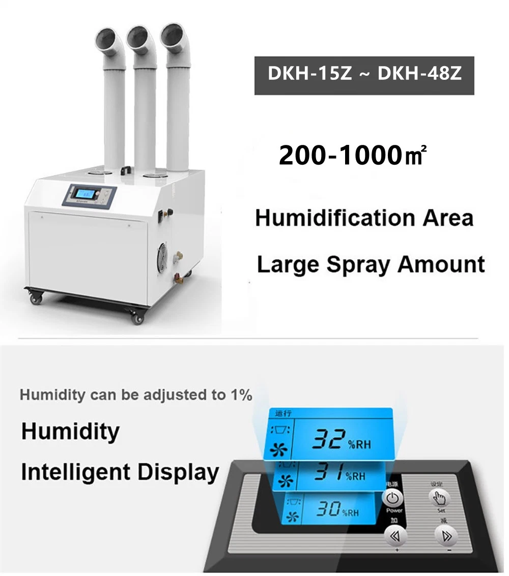 18kg/H Portable Air Industrial Ultrasonic Humidifier for Fogging Air Humidifier Equipment