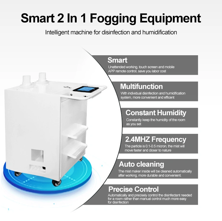 Smart Disinfectant Atomizer Machine Hospital Disinfection Sprayer Portable Industrial Humidifier