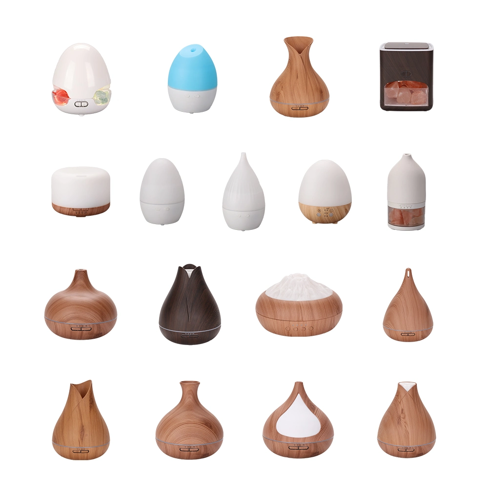 2022 New Style High Mist USB Salt Stone Egg Shape Aromatherapy Ultrasonic Cool Mist Air Essential Oil Aroma Diffuser with Timing